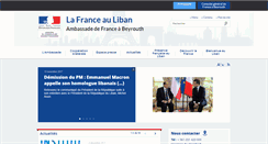 Desktop Screenshot of ambafrance-lb.org